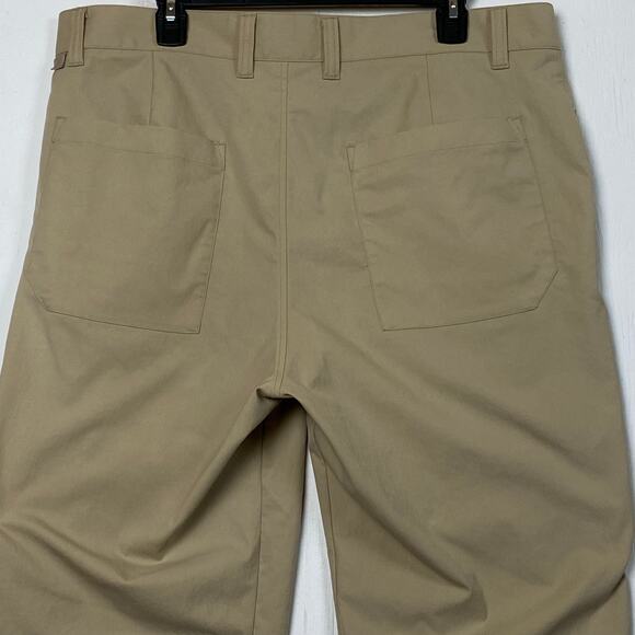 Lululemon ABC Slim-Fit 5 Pocket Pant Warpstreme Men's 36x27 Khaki Tan M5AN1S - Picture 5 of 9